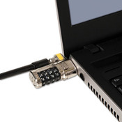 Kensington® ClickSafe Combination Laptop Lock, 6ft Steel Cable, Black Item: KMW64697