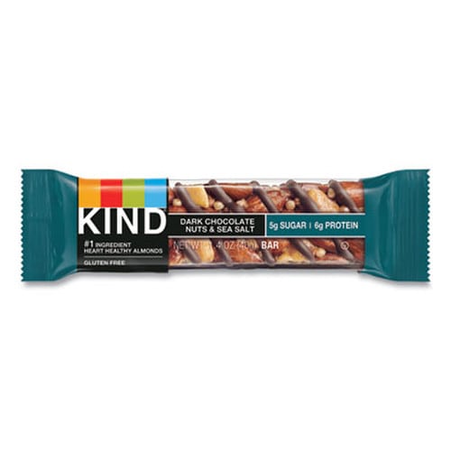 KIND Nuts and Spices Bar, Dark Chocolate Nuts and Sea Salt, 1.4 oz, 12/Box Item: KND17851
