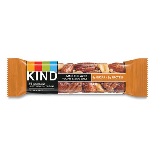 KIND Nuts and Spices Bar, Maple Glazed Pecan and Sea Salt, 1.4 oz Bar, 12/Box Item: KND17930