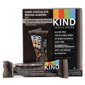 KIND Nuts and Spices Bar, Dark Chocolate Mocha Almond, 1.4 oz Bar, 12/Box Item: KND18554