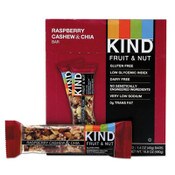 KIND Fruit and Nut Bars, Raspberry Cashew and Chia, 1.4 oz Bar, 12/Box Item: KND19989