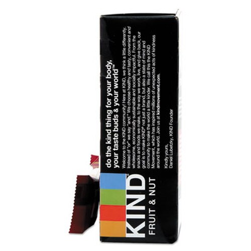 KIND Fruit and Nut Bars, Raspberry Cashew and Chia, 1.4 oz Bar, 12/Box Item: KND19989