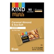 KIND Minis, Caramel Almond Nuts/Sea Salt, 0.7 oz, 10/Pack Item: KND27960