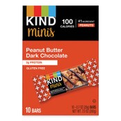 KIND Minis, Peanut Butter Dark Chocolate, 0.7 oz, 10/Pack Item: KND27961