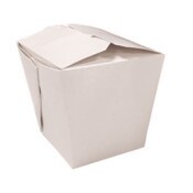 Kari-Out® Food Pail, 16 oz, 3.63 x 3 x 3.5, White, Paper, 400/Carton Item: KOT3103016
