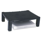 Kantek Single-Level Monitor Stand, 17" x 13.25" x 3" to 6.5", Black, Supports 50 lbs Item: KTKMS400