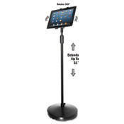 Kantek Floor Stand for iPad and Other Tablets, Black Item: KTKTS890