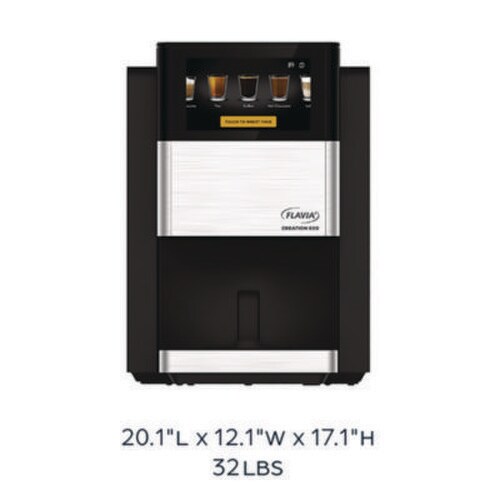 FLAVIA® Creation C600 Single-Serve Coffee Brewer Machine, Black Item: LAV18000565