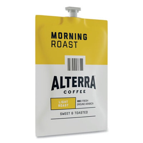 FLAVIA® Alterra Morning Roast Coffee Freshpack, Morning Roast, 0.28 oz Pouch, 100/Carton Item: LAV48008