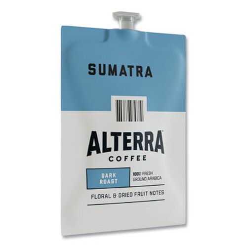 FLAVIA® Alterra Sumatra Coffee Freshpack, Sumatra, 0.3 oz Pouch, 100/Carton Item: LAV48017