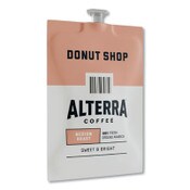 FLAVIA® Alterra Donut Shop Coffee Freshpack, Donut Shop, 0.28 oz Pouch, 100/Carton Item: LAV48019