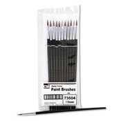 Charles Leonard® Artist Brush, Size 4, Camel Hair, Round Profile, 12/Pack Item: LEO73504