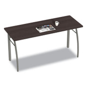 Linea Italia® Trento Line Rectangular Desk, 59.13" x 23.63" x 29.5", Mocha Item: LITTR742MOC