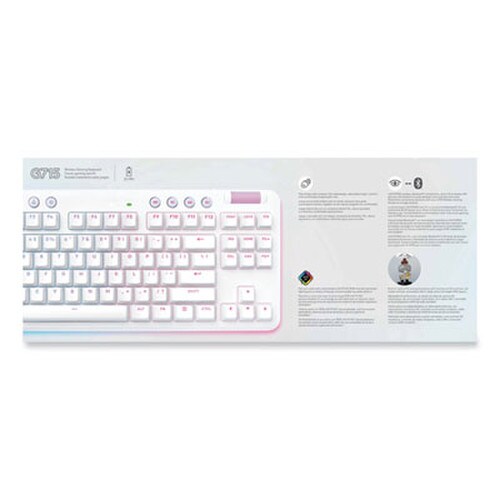 Logitech® G715 Wireless Gaming Keyboard, 87 Keys, White Item: LOG920010453