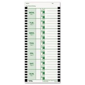 Lathem® Time Time Clock Cards for Lathem Time 800P, One Side, 4 x 9, 100/Pack Item: LTHE8100