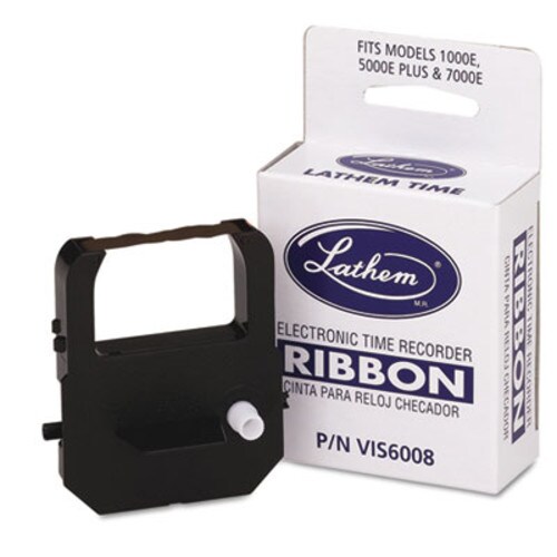 Lathem® Time VIS6008 Ribbon, Purple Item: LTHVIS6008