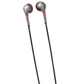 Maxell® EB125 Digital Stereo Binaural Ear Buds for Portable Music Players, Silver Item: MAX190568