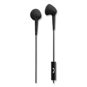 Maxell® Jelleez Earbuds, 4 ft Cord, Black Item: MAX191569