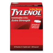 Tylenol® Extra Strength Caplets, Two-Pack, 50 Packs/Box Item: MCL44910