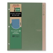 Five Star® Recycled Plastic Two-Pocket Folder, 11" x 8.5", Randomly Assorted Item: MEA330027