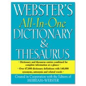 Merriam Webster® All-In-One Dictionary/Thesaurus, Hardcover, 768 Pages Item: MERFSP0471