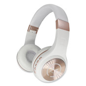 Morpheus 360® SERENITY Stereo Wireless Headphones with Microphone, 3 ft Cord, White/Rose Gold Item: MHSHP5500R