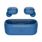 Morpheus 360® Spire True Wireless Earbuds Bluetooth In-Ear Headphones with Microphone, Island Blue Item: MHSTW1500L