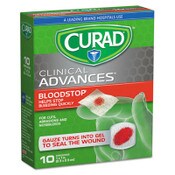 Curad® Bloodstop Sterile Hemostat Gauze Pad, 1 x 1, 10/Box Item: MIICUR0055