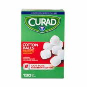 Curad® Sterile Cotton Balls, 1", 130/Box Item: MIICUR110163RB