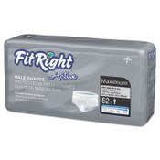 Medline FitRight Active Male Guards, 6" x 11", White, 52/Pack Item: MIIMSCMG02