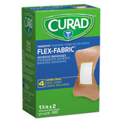 Curad® Flex Fabric Bandages, Fingertip, 1.75 x 2, 100/Box Item: MIINON25513