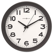 Howard Miller® Kenwick Wall Clock, 13.5" Overall Diameter, Black Case, 1 AA (sold separately) Item: MIL625485