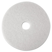3M™ Low-Speed Super Polishing Floor Pads 4100, 14" Diameter, White, 5/Carton Item: MMM08478