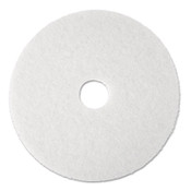 3M™ Low-Speed Super Polishing Floor Pads 4100, 17" Diameter, White, 5/Carton Item: MMM08481