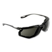 3M™ Virtua CCS Protective Eyewear with Foam Gasket, Black/Gray Plastic Frame, Gray Polycarbonate Lens Item: MMM1187300000