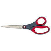 Scotch® Precision Scissors, 8" Long, 3.13" Cut Length, Straight Gray/Red Handle Item: MMM1448