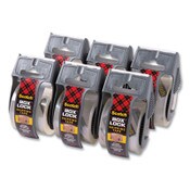 Scotch® Box Lock Shipping Packaging Tape, 1.5" Core with Dispenser, 1.88" x 22.2 yds, Clear, 6/Pack Item: MMM1956