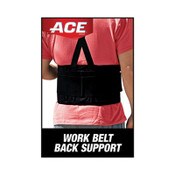 ACE™ Work Belt with Removable Suspenders, One Size Fits All, Up to 48" Waist Size, Black Item: MMM208605