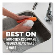 Scotch-Brite® Greener Clean Recycled Scrubbing Circle, 3.5" Diameter, 0.7" Thick, White, 3/Pack Item: MMM215GC