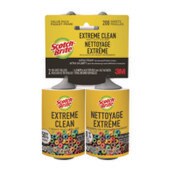 Scotch-Brite® Extreme Clean Lint Roller, 4" x 54.59 ft, 100 Sheets/Roll, 2/Pack Item: MMM830RS100TP