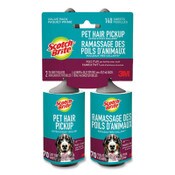 Scotch-Brite™ Pet Hair Pickup Lint Roller, 70 Sheets/Roller, 2/Pack Item: MMM839RS70TP