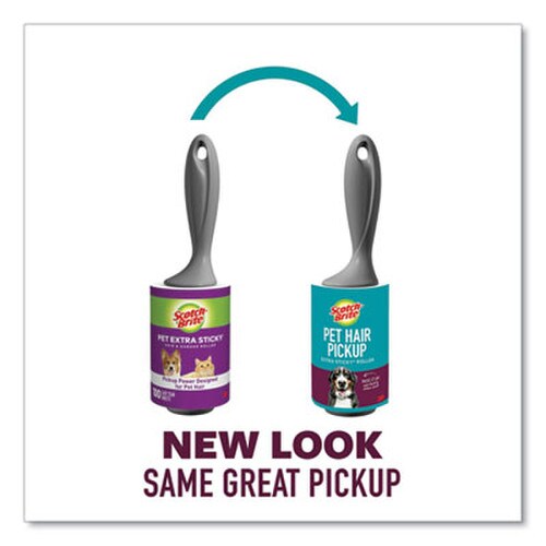 Scotch-Brite™ Pet Hair Pickup Lint Roller, Refill Roll, 70 Sheets/Roll Item: MMM839RS70