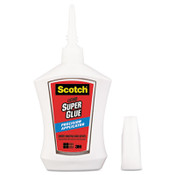 Scotch® Super Glue with Precision Applicator, 0.14 oz, Dries Clear Item: MMMAD124