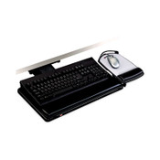 3M™ Knob Adjust Keyboard Tray With Highly Adjustable Platform, Black Item: MMMAKT80LE