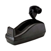 Scotch® Deluxe Desktop Tape Dispenser, Heavily Weighted, Attached 1" Core, Black Item: MMMC40BK
