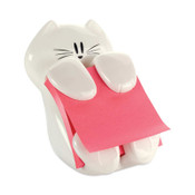Post-it® Pop-up Notes Super Sticky Cat Notes Dispenser, For 3 x 3 Pads, White, Includes (1) Rio de Janeiro Super Sticky Pop-up Pad Item: MMMCAT330