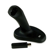 3M™ Ergonomic Wireless Three-Button Optical Mouse, 2.4 GHz Frequency/30 ft Wireless Range, Right Hand Use, Black Item: MMMEM550GPS