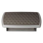3M™ Adjustable Height/Tilt Footrest, Nonskid Platform, 18w x 13d x 4 to 4.75h, Charcoal Gray Item: MMMFR330