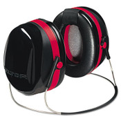3M™ E-A-R Peltor OPTIME 105 Behind-The-Head Earmuffs, 29 dB NRR, Red/Black Item: MMMH10B