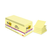 Post-it® Dispenser Notes Super Sticky Pop-up 3 x 3 Note Refill, Cabinet Pack, 3" x 3", Canary Yellow, 90 Sheets/Pad, 18 Pads/Pack Item: MMMR33018SSCYCP